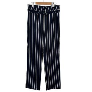Reformation Navy Striped Women's Pants Size 4